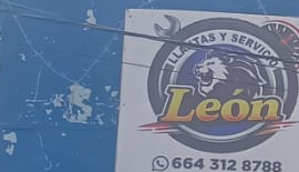Logotipo Llantas y Servicios León